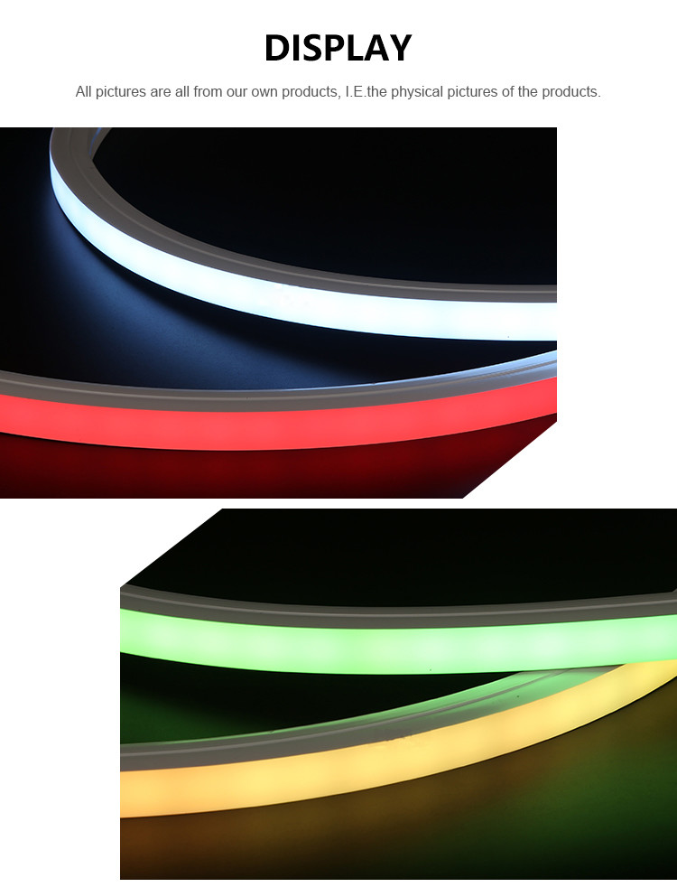 16*16mm Smd5050 Led Neon 24V Flexible Led Strip Waterproof Neon Lights