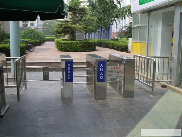 Bi-directional OEM Customized Half Height Turnstile / Turn Style Gate With Led Indicator Light