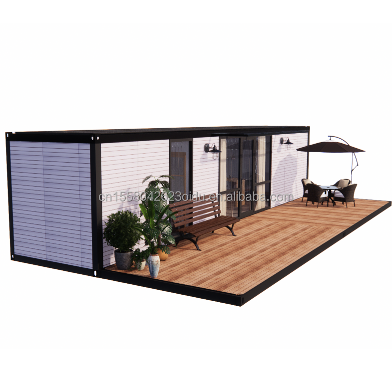 Hotel 20ft Removable Mini Sandwich Panel Steel Prefabricated Flat Pack Prefabricated Small Modular Garden House Kit