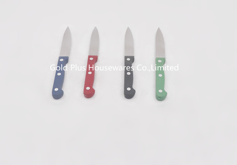 0.8mm Kitchen food cutting tools stainless steel full tang blade custom chef slice bread tool fruit knife