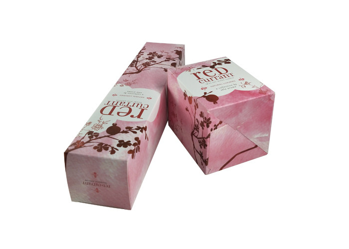 Eco Friendly Rectangular Cosmetic Box Packaging With Matt Lamination