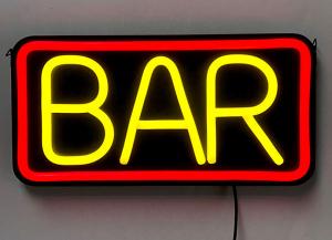 China Customized Led Sign Light BAR Neon Sign For Shop, Bar, Store, Home Decoration 40*20cm on sale
