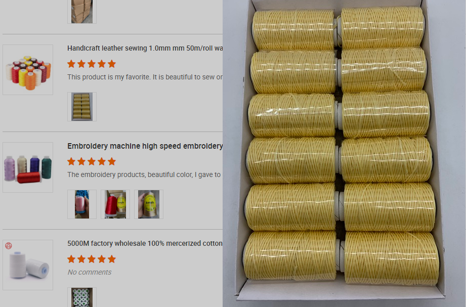 Purse Leather Sewing Waxed Thread-Practical Long Stitching Thread For Leather Craft DIY 0.8mm wax thread