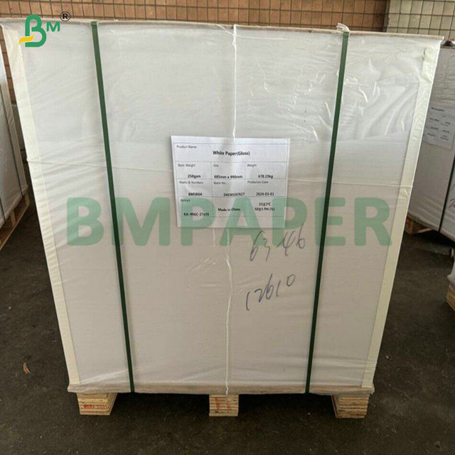 270gram 300gram 100% Foodgrade Coated 1 Side Ivory Board For Biscuit  Packaging Box