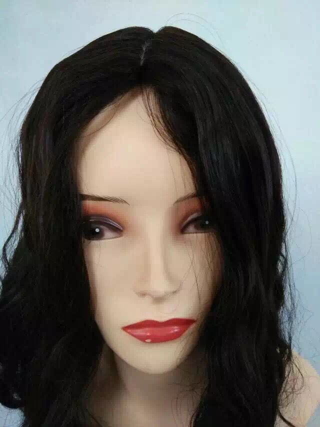 Factory Price Front Lace Natural Wavy Unprocessed Brazilian Virgin Human Hair Jewish Wigs Kosher Wigs for Women Sheitel