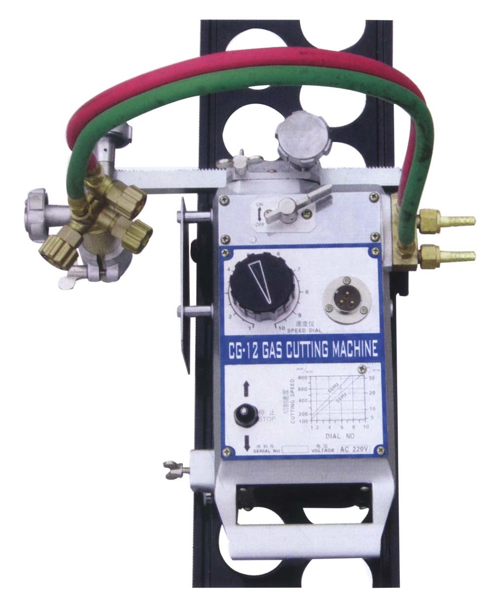 Heat - Proof Portable Gas Cutter Readable Speed With Digital Gauge Display