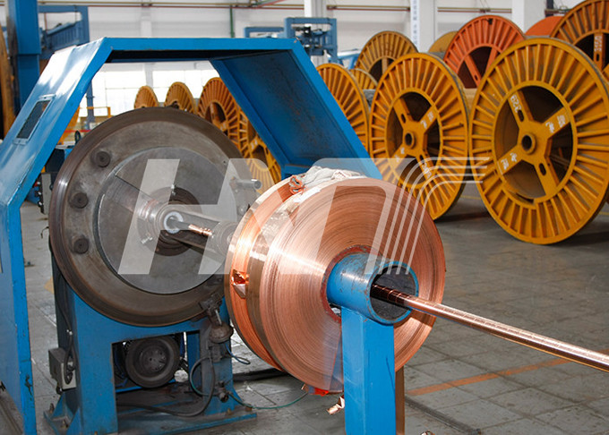 High Speed Copper Tape Armouring Machine for Power Cable