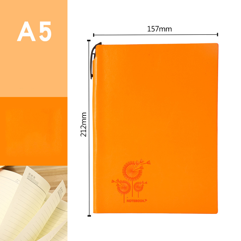 2022 Custom Logo Pu Leather Softcover Notebook Journal for Daily Weekly Monthly Planner