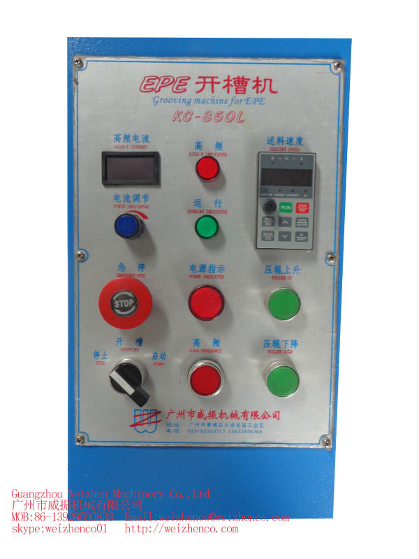 Processing Type Foaming Machine EPE Foam Sheet Groove Machine for Your Requirements