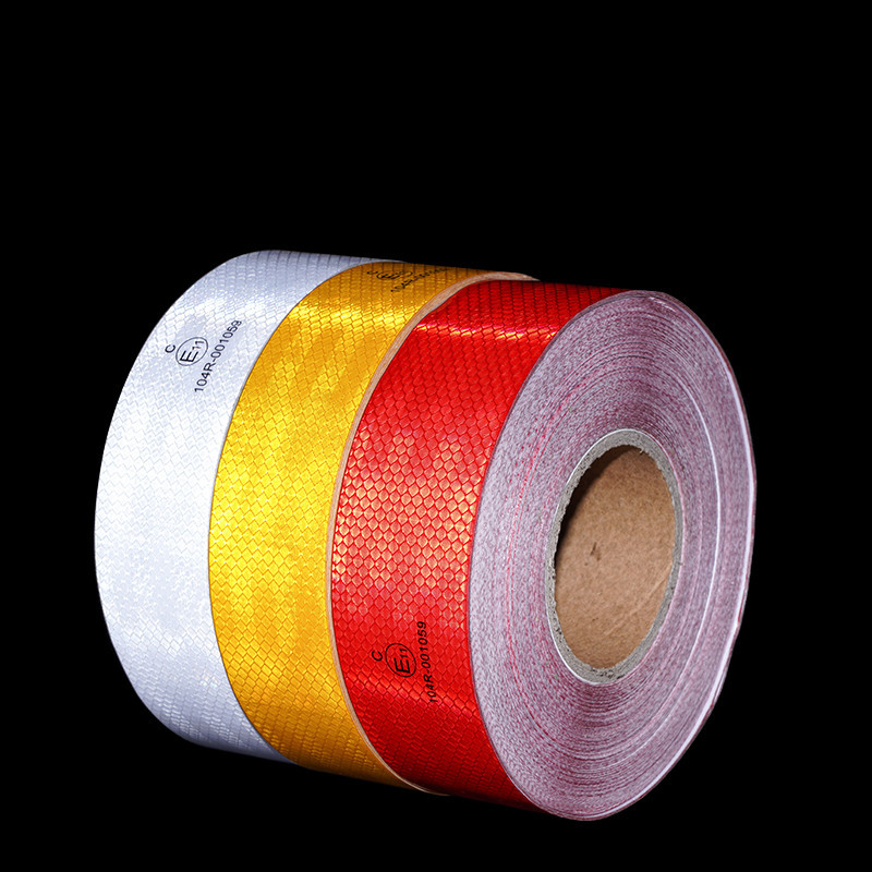 PET Custom Adhesive Sticker Vinyl Roll Safety Retro Trunk ECE 104r Reflective Tape