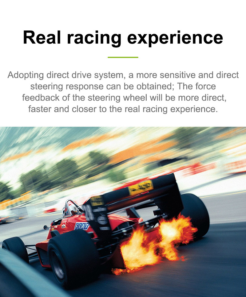 Cammus Direct Drive Sim Car Game Simulator With Adjustable Pedal