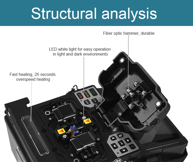 FTTH Optical Fiber Splicing Dvp740 Fiber Fusion Splicer