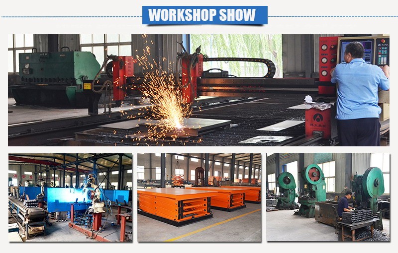500kgs 10M Hydraulic Heavy Duty Scissor Lift Vertical Material Scissor Lift Platform With CE