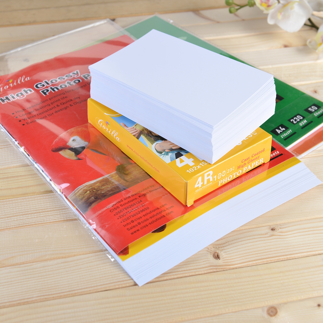 Anti Fade 4X6 230gsm Cast Coated Photo Paper