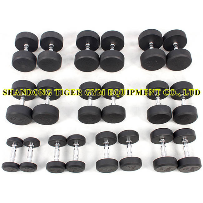 Weightlifting Round Heads With Plastic Dumbbells 0
