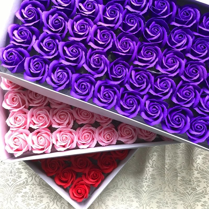 Wholesale Factory Directly Supply Artificial Flower Rose Soap Material for Gift Box