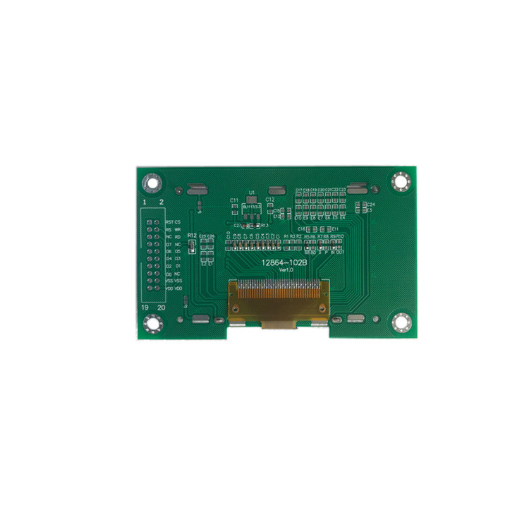 3 Inch 128*64 Dot Matrix LCD Module, Driving IC ST7565P 4WIRE-SPI Interface