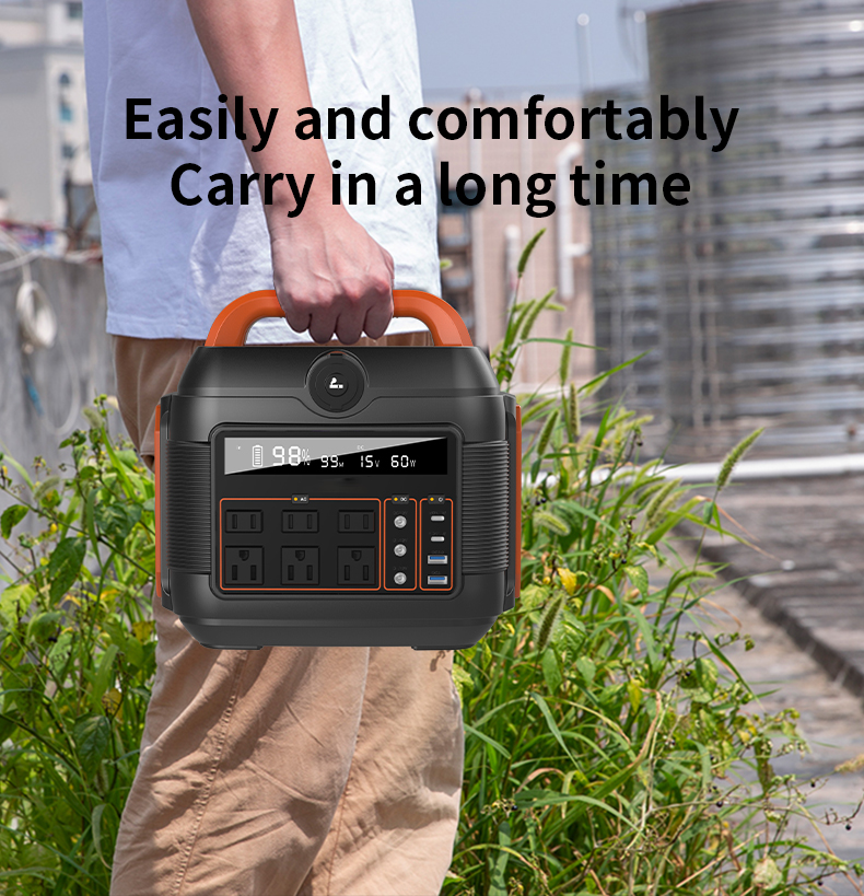 Portable Car Battery Pack Booster With LED Display And 600W 220V Output Jump Starter