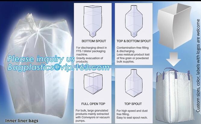 BITUMEN BIG BAGS, FOOD GRADE BIG BAGS, OIL BAG, BOTTOM SPOUT,INNER LINER BAG,FERTILIZER BAG, VENTILATED BREATHING BAG BI