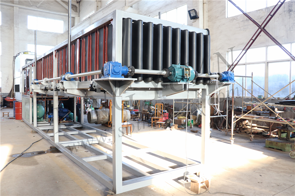 SUS304 Staineless Steel 10 Ton 5KG Block Ice Maker Machine , Ice Plant Machinery