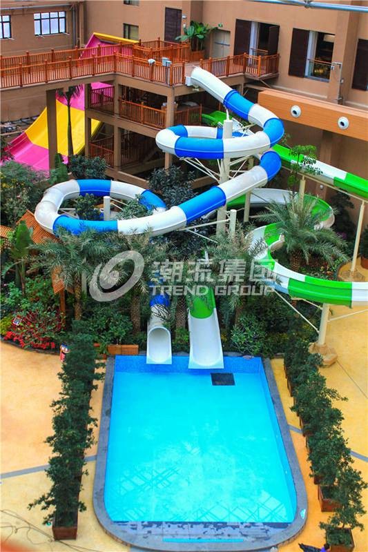 Inflatable Tube PVC Slide Water Park Accessories Weather Resistance