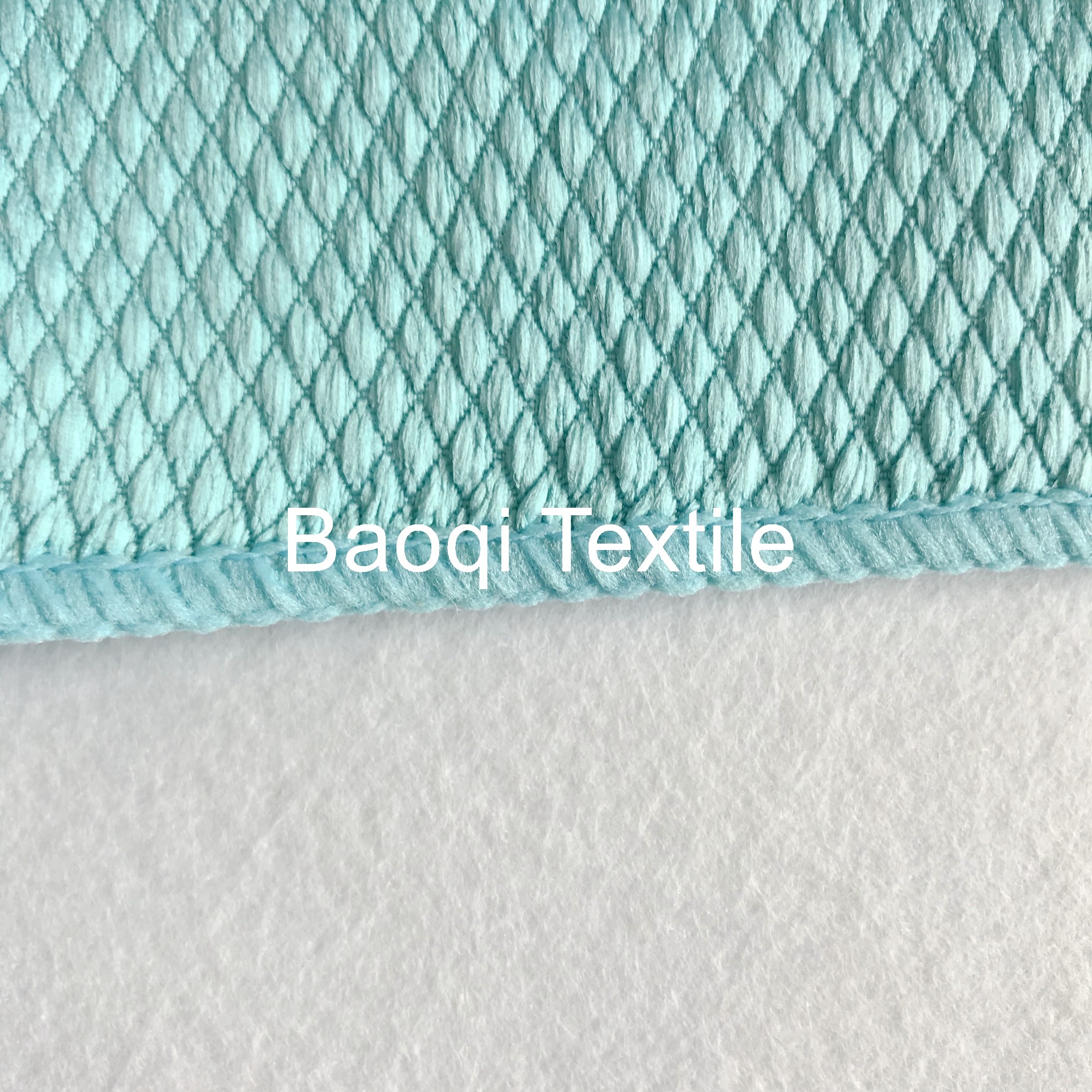 Blue color size 16”microfiber glasses towel polyester diamond cleaning towels microfiber dish towels for kitchen