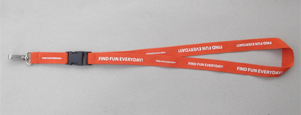 Corporate logo polyester id lanyards