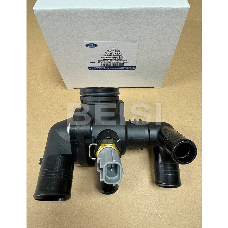 ThermostatHousing With Sensor 1731770 BK2Q8594AA BK2Q8A586AB BK2Q-8A586-AB For Ford Transit 2.2 TDCI 2011 With SWITCH