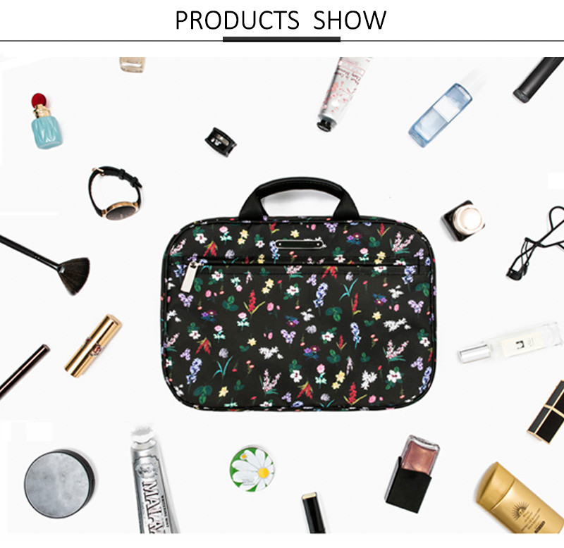 Waterproof Custom Logo Travel Hanging Toiletry Bag
