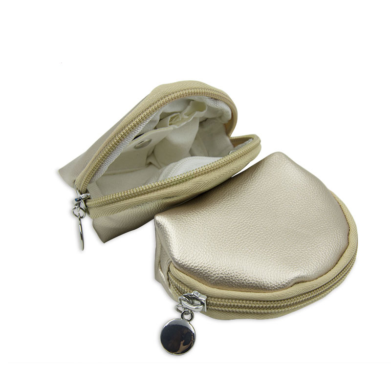 Female Christmas Gift Leather Jewelry Bag Portable Ready Stock Small Size