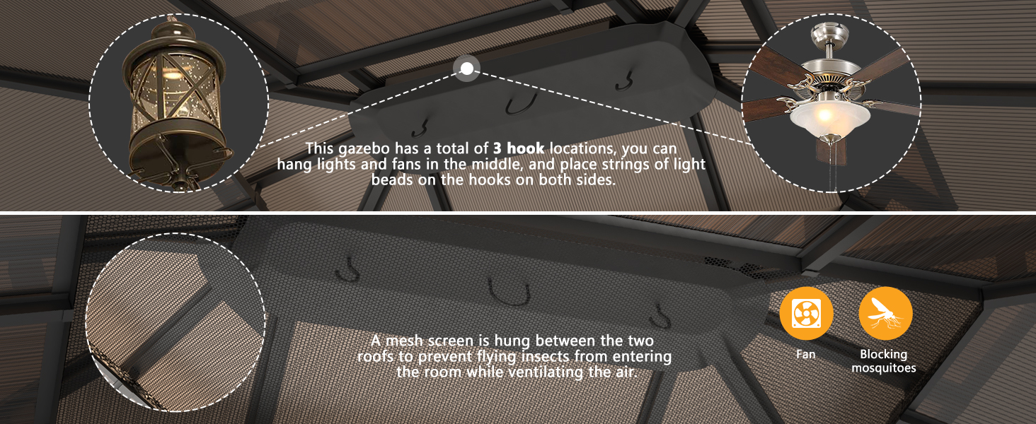 Gazebo Double Roof
