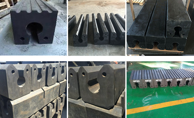 16 MPA Tug Boat Fenders Keyhole Fenders For Buffer Protection