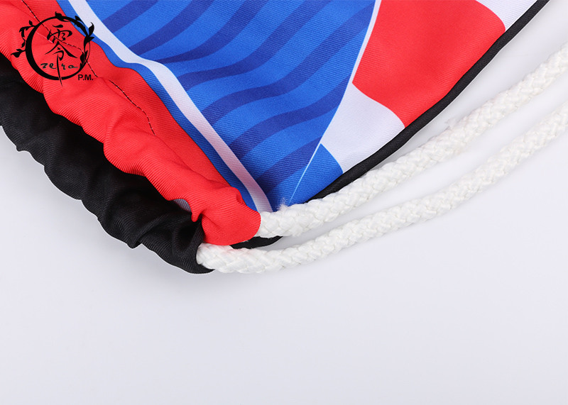 World Cup Cotton Rope Colored Drawstring Bags FIFA Polyester Large Size