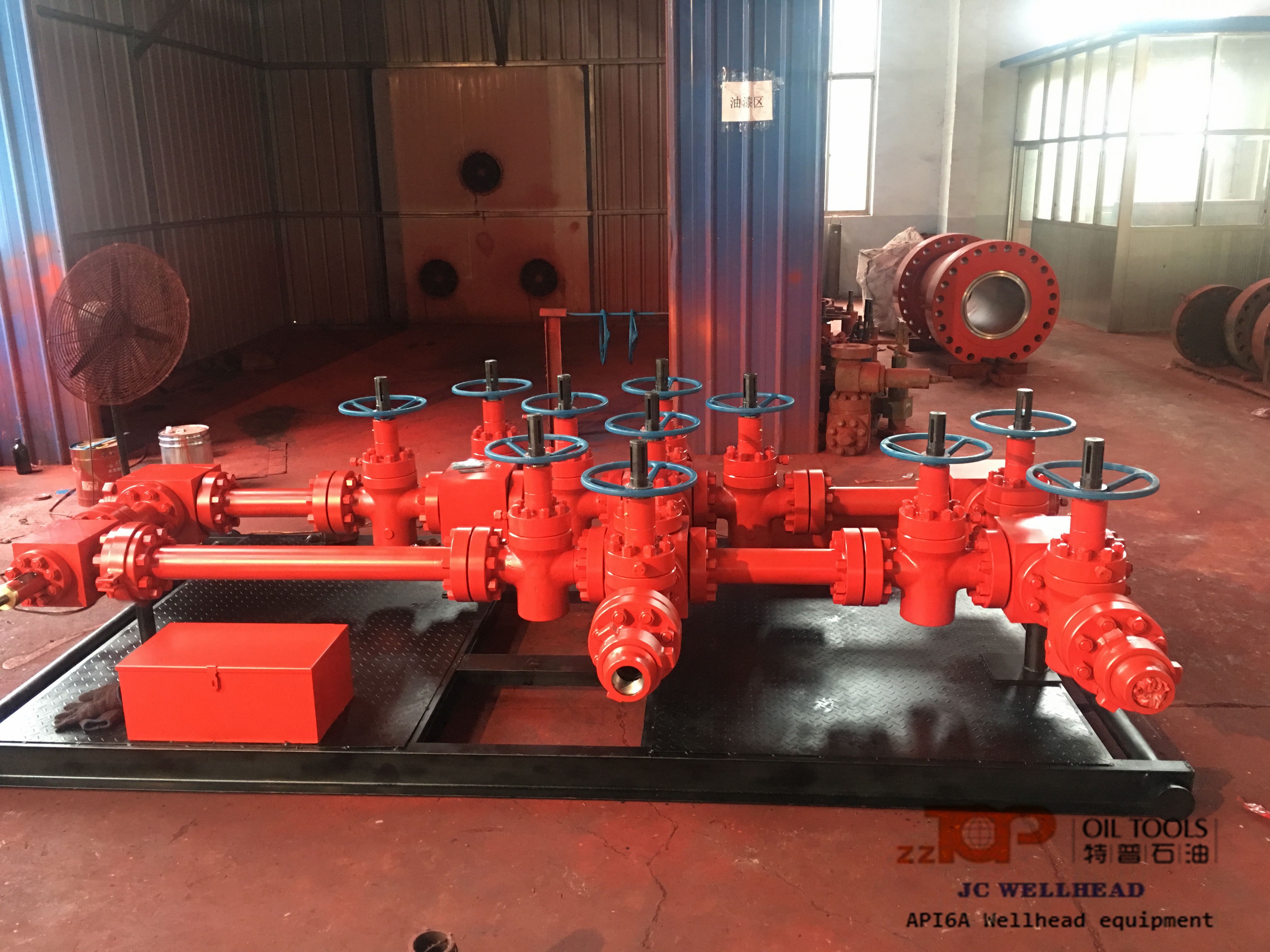 Oil Well API 16C EE PLS 3 Choke Wellhead Manifold