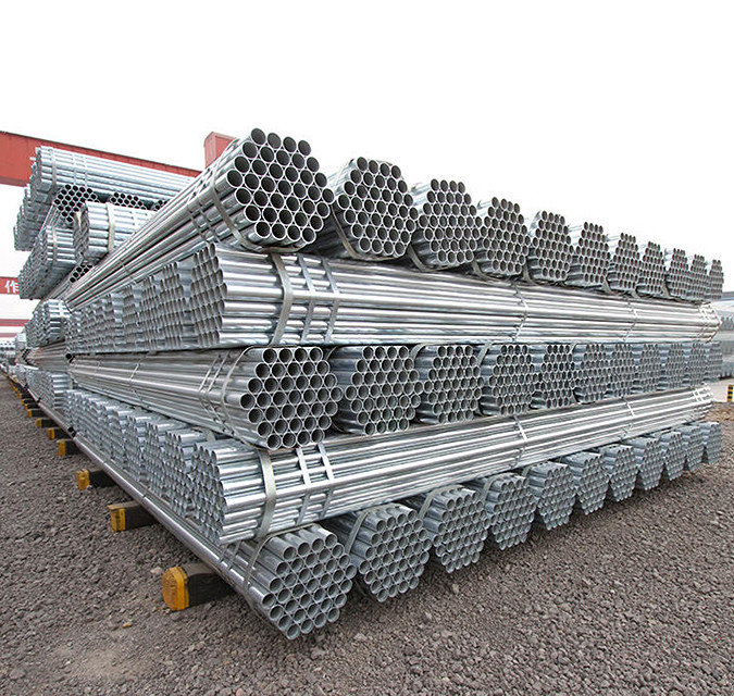 ASTMA500 Seamless Gi Steel Pipe Q345 S355 St33 Dia 20mm Galvanized Pipe