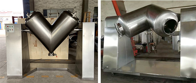 1500L Particle Material V Type Powder Mixer Machine For Medicine