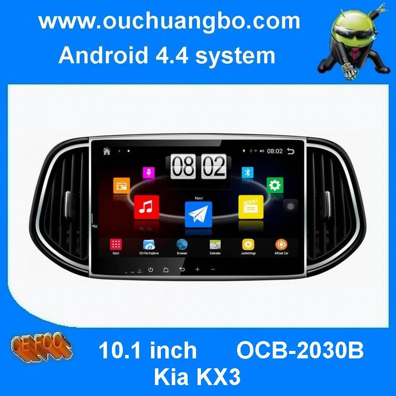 Ouchuangbo car DVD audio multimedia big screen android 4.4 for Kia KX3 with USB BT 3G wifi AUS SWC Spanish Chile Map