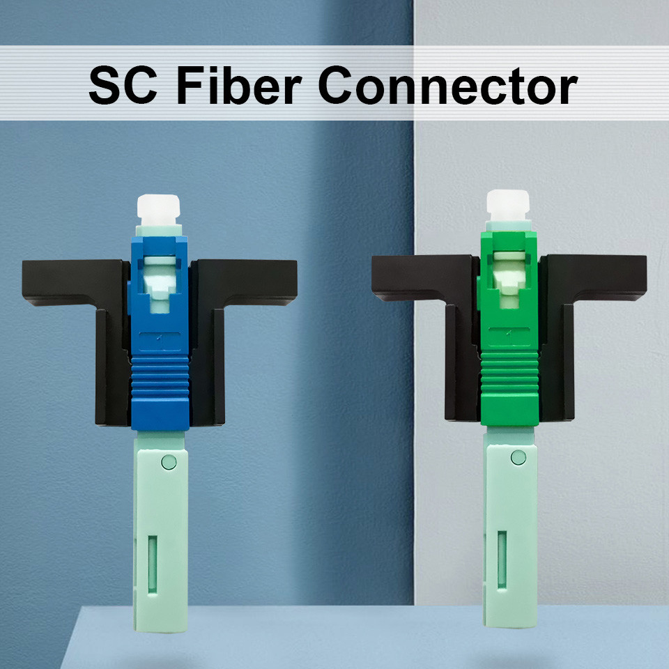 Reusable Manual Connector For APC/UPC Polished SC Standard FTTH Networks