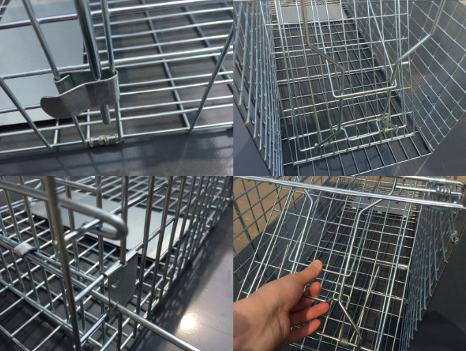 10" Foldable Wire Mesh Mouse Rat Hamster Rabbit Cat Skunk Fox Squirrel Catcher Cage
