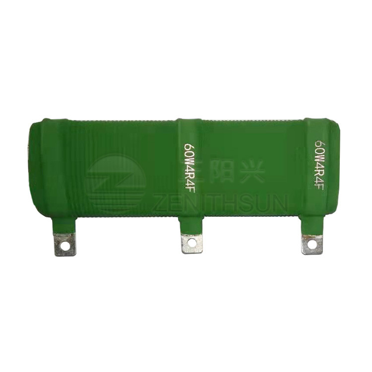 60W 100 Ohm J Flat High Power Wirewound Resistor Non Flammable