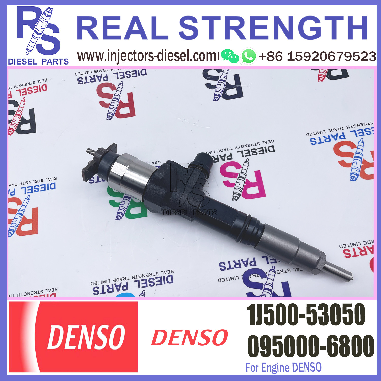 Diesel 095000-9690 DLLA150P1113 1J500-53050 FOR KUBOTA V3800-CR-TI Common Rail Injector