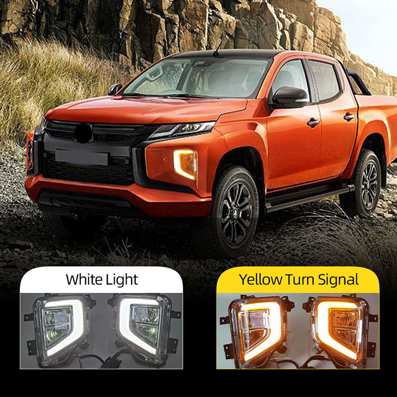 Mitsubishi Triton Headlight Tail Light 4x4 Car Led Drl Fog Light Driving Lamp