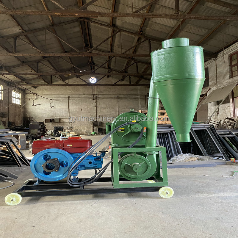 Self-suction Diesel Engine Corn Grain Milling Machine for Corn Soybean Feed Grinding