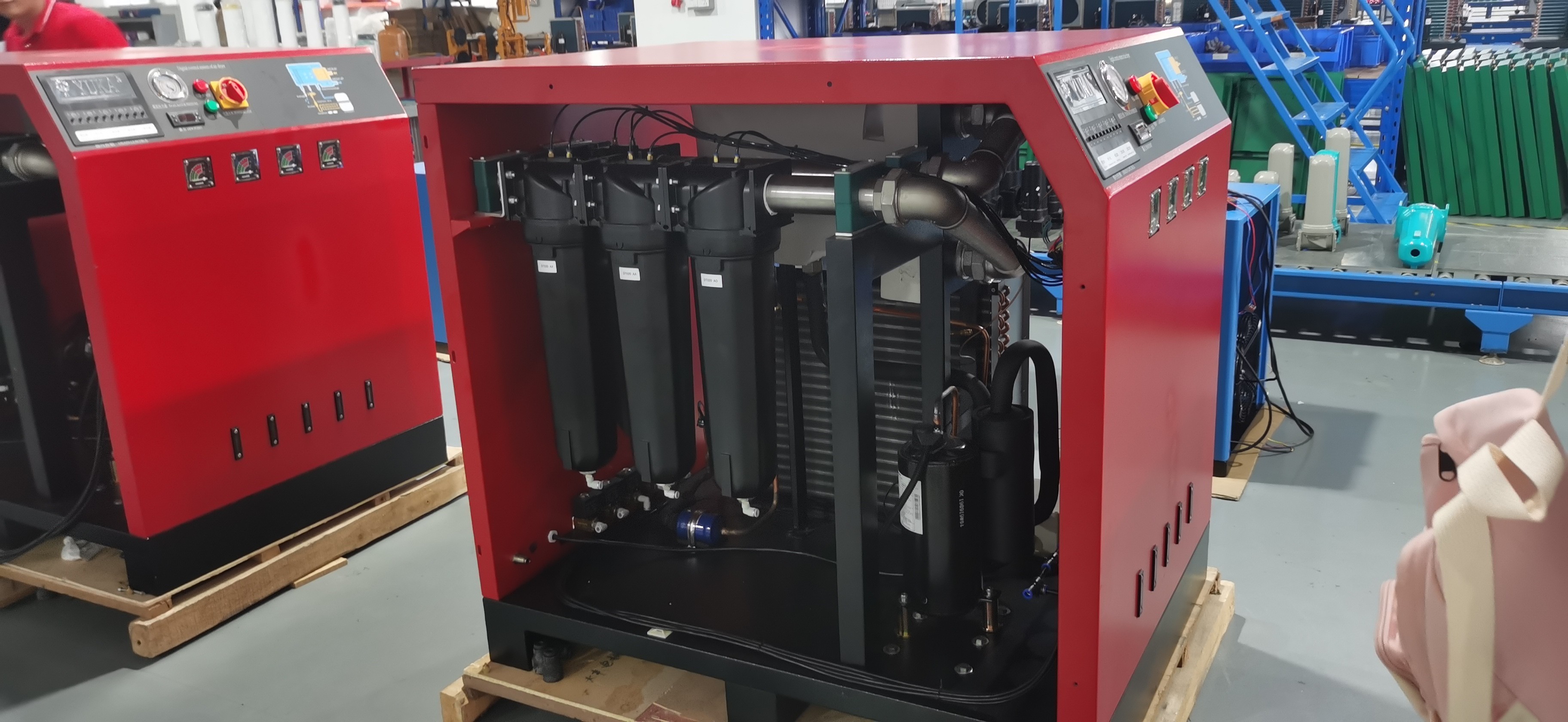 Integrated Refrigerated Air Dryer with Medium and Aluminum Evaporator for Medium-Sized Applications