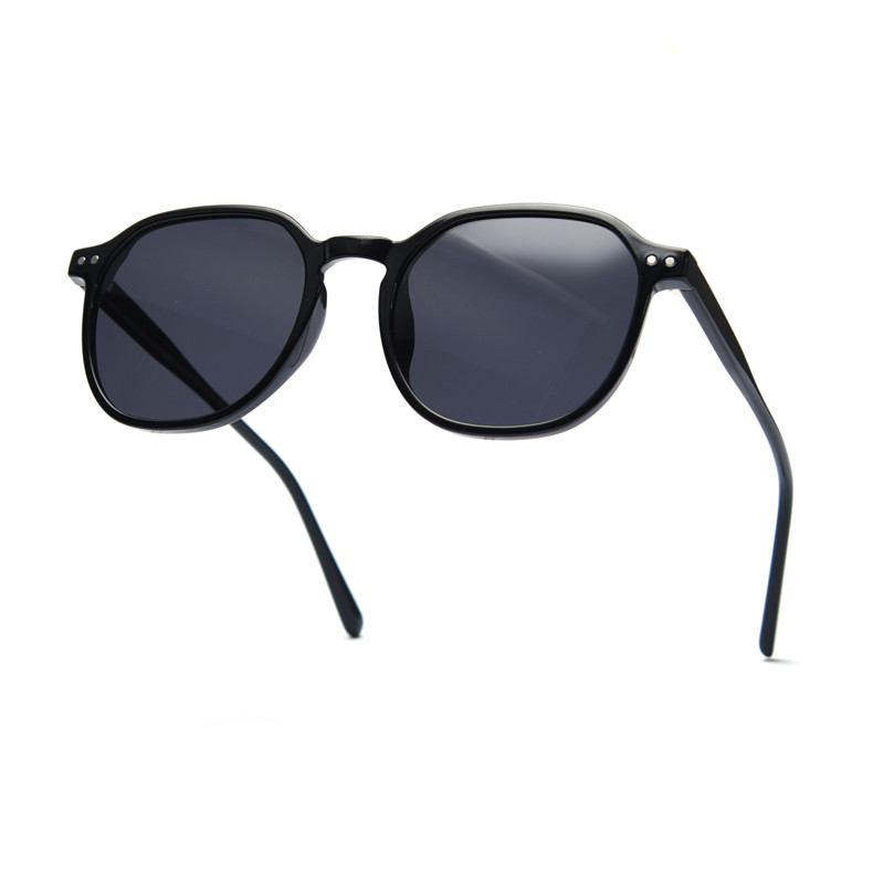 European American Square Frame Polarized Sunglasses Ins Photo Men Women