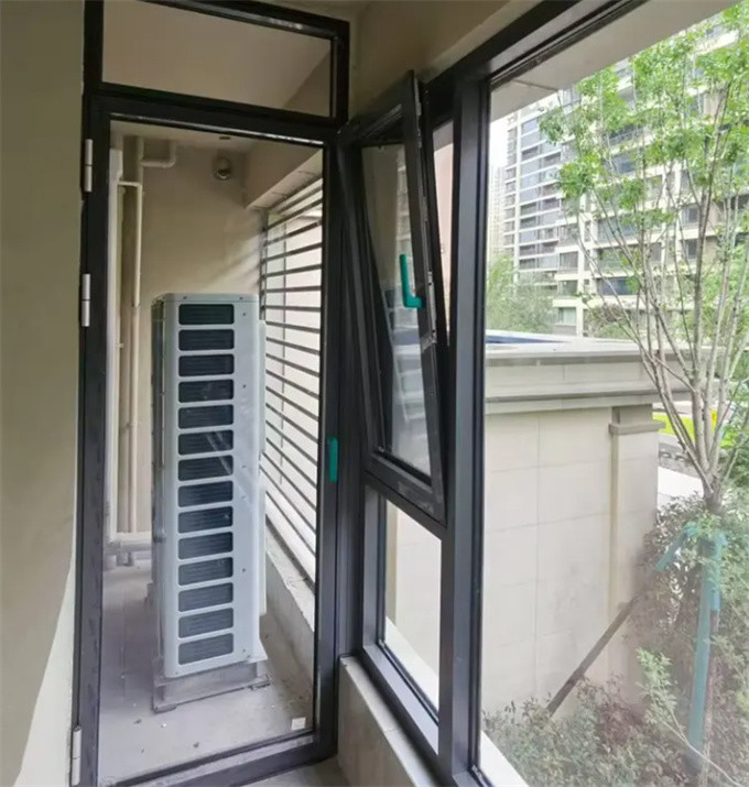 80mm Width Aluminum Sliding Glass Windows Perfect For Horizontal Opening Pattern
