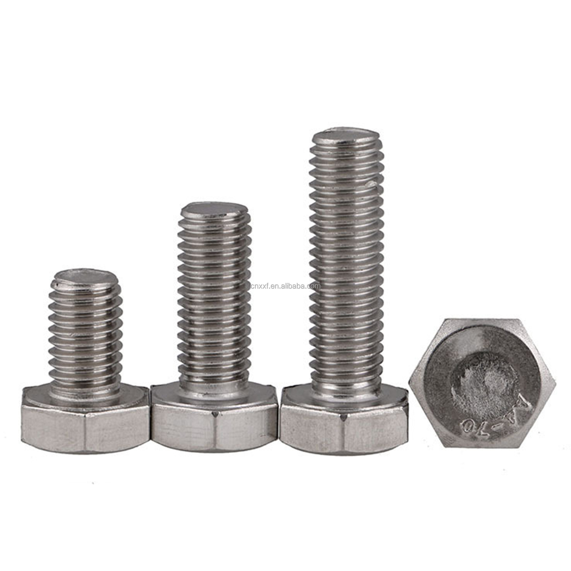 Hastelloy C-276 DIN933 M8* 20-60 mm Hexagon Head Bolt ANSI Standard with Plain Finish Type Hex Bolt