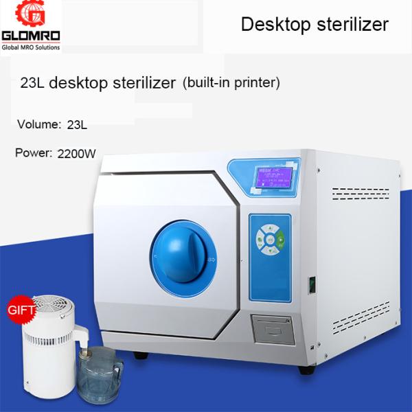 LCD Desktop Drying Sterilizer Pulsating Three Times Pre Vacuum Disinfection