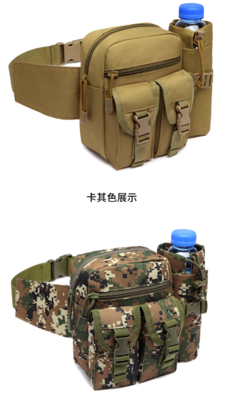 Lightweight Waterproof Oxford Cloth Waist Pack for Travelling and Hiking 2023 Design