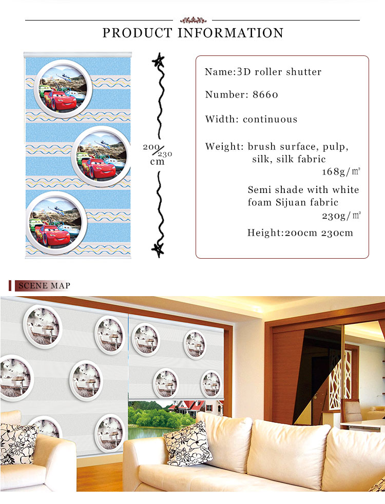 Roller blinds manufacturer/The Newest Printed roller blinds fabric beauty fashion digital printing roller blinds fabric
